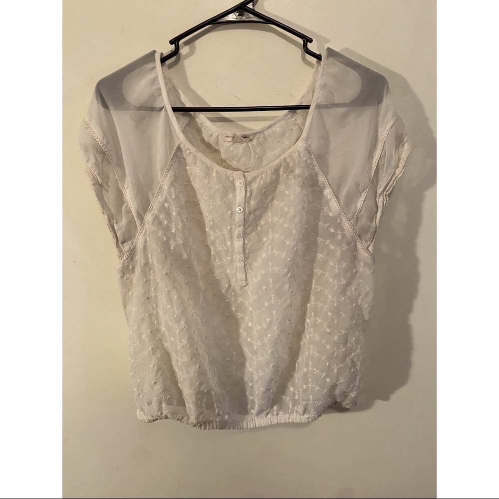 White American Eagle Outfitters Blouse